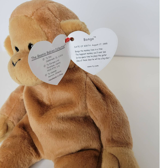 RARE ty Beanie Baby Bongo-MINT with tag errors - Picture 3 of 8